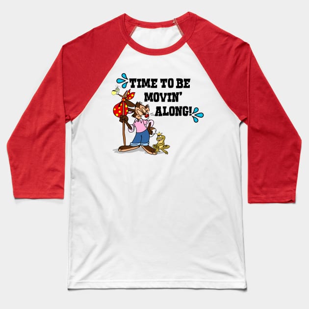 good bye Splash Mountain Baseball T-Shirt by Flip Flops in Fantasyland